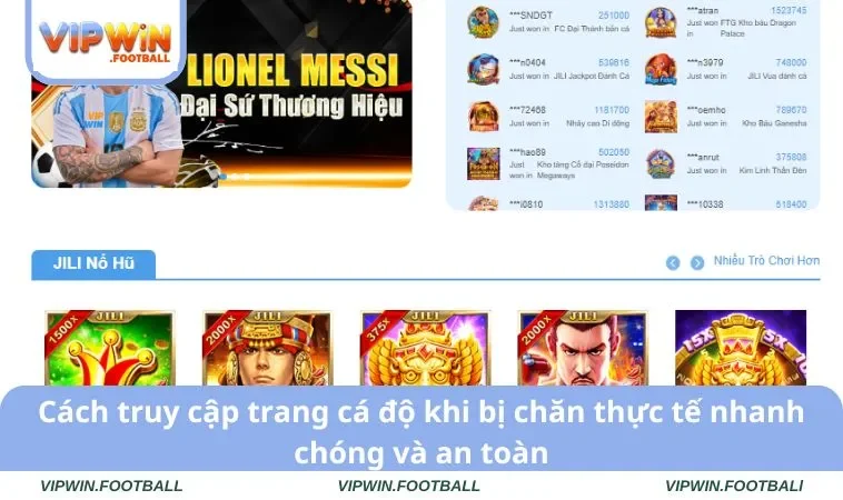 Cách Truy Cập Trang Cá Độ Khi Bị Chặn Vào VIPWIN Nhanh Số 1 2 Cách truy cập trang cá độ khi bị chăn thực tế nhanh chóng và an toàn