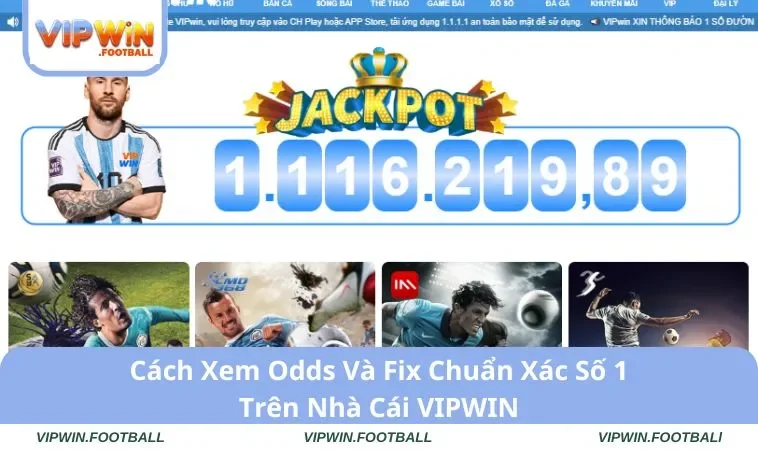 Cách Xem Odds Và Fix Chuẩn Xác Số 1 Trên Nhà Cái VIPWIN 