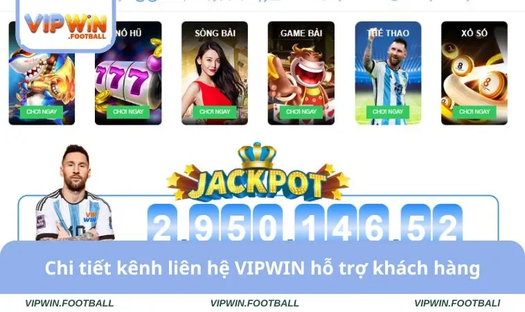 Chi tiết kênh liên hệ VIPWIN hỗ trợ khách hàng