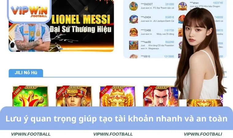 Lưu ý quan trọng giúp tạo tài khoản nhanh và an toàn